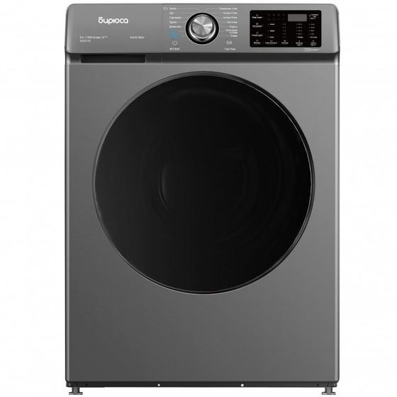 Стиральная машина Бирюса WM-SL814/15 M металлик 8кг 1400об/мин с паром инвертор