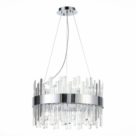 Люстра подвесная St Luce. SL1160.103.12. Bafo. 12х5 Вт, G9, 4000K, 50х50х42 см, цвет хром