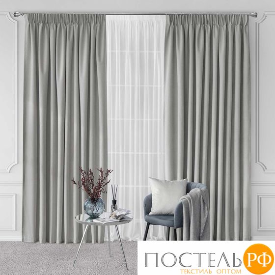 TOGAS КВЕНТИН сер. Шторы 260x300-2, подхваты-2, 4 пр.