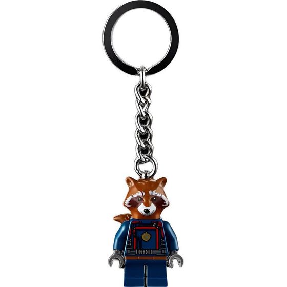 Брелок для ключей LEGO Rocket Raccoon, строительные блоки 854296