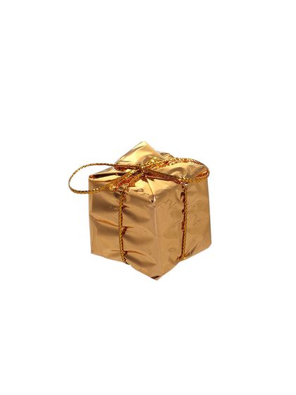 !09 Ёлочные игрушки «Сюрприз», шары новогодние, набор 17 штук (4 шишки, 4 подарка, 4 банта, 4 шара, 5 шариков) цвет коричнево-золотой