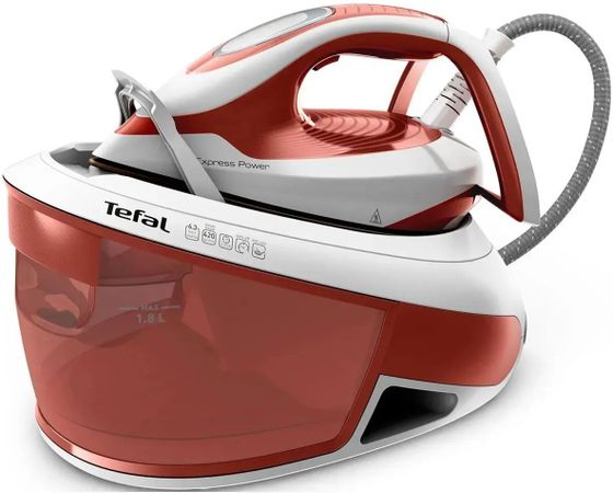 Парогенератор Tefal Express Power SV8110E0 2400Вт терракотовый/белый