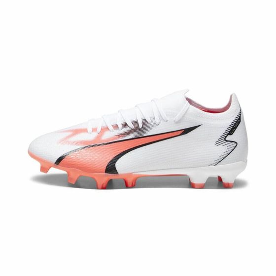 Бутсы для футбола Puma Ultra Match FG/AG для взрослых, белые