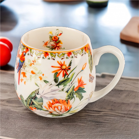 Кружка круглая ЛЕОПАРД 480мл