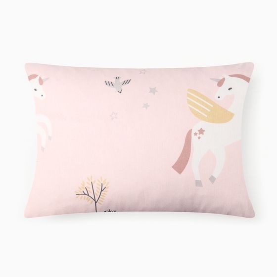 Наволочка &quot;Крошка Я&quot; Baby unicorn 40*60 см, бязь 125 г/м2, хл 100%