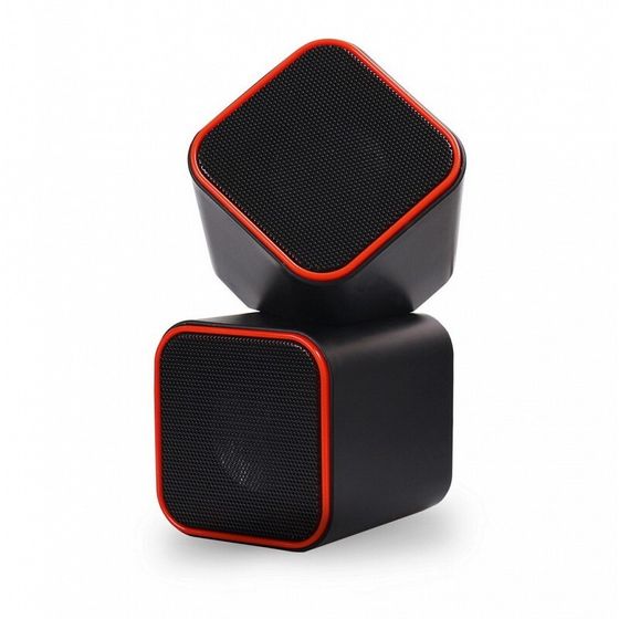 Колонки 2.0 Smartbuy SBA-2590 Cute 6Вт черный/оранжевый