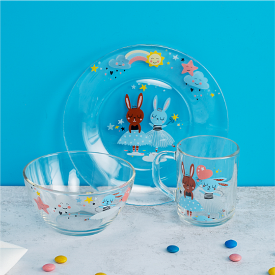 Набор для завтрака БАЛЕРИНЫ 3пр