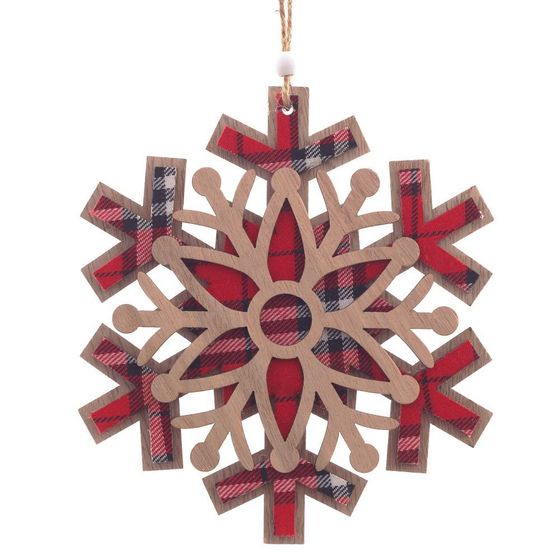 Украшение новогоднее &quot;Снежинка&quot;, L15 W0,5 H15 см, 3в.