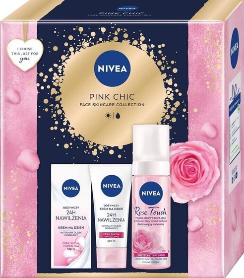 Nivea NIVEA Pink Chic Zestaw prezentowy (01810)