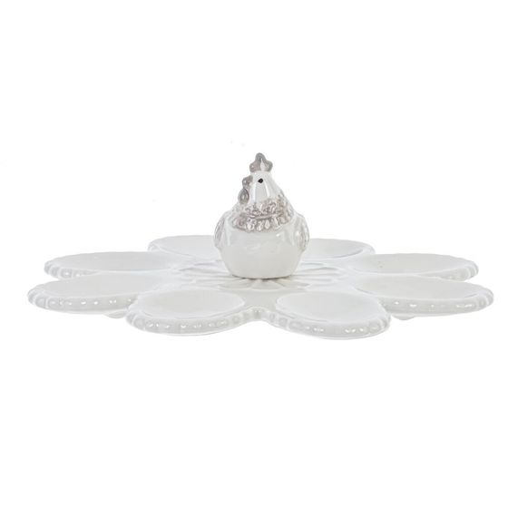 Тарелка для 8-ми яиц, D 22 см, L22 W22 H6 см