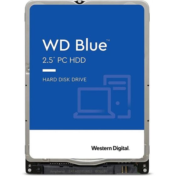 Жёсткий диск WD WD5000LPZX Desktop Blue, 500 гб, SATA-III, 2.5&quot;