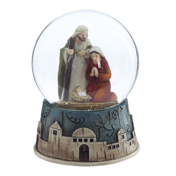 Фигурка декоративная &quot;Рождество&quot; в стекл шаре, D 6.5 см, L6,5 W6,5 H8,5 см, 2в.