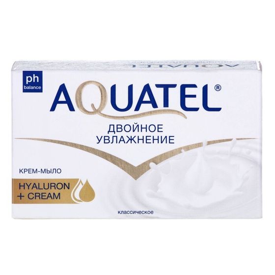 Крем-мыло твердое Aquatel классическое, 90 г