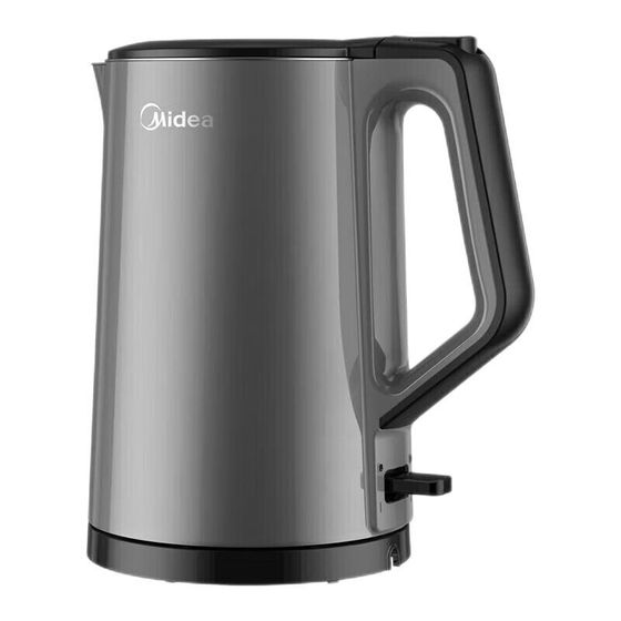 Midea Electric Kettles 1500ml Double-Layer Anti-Scald 304 Stainless Steel One-Key Lid Opener Electric Kettle 15MS03