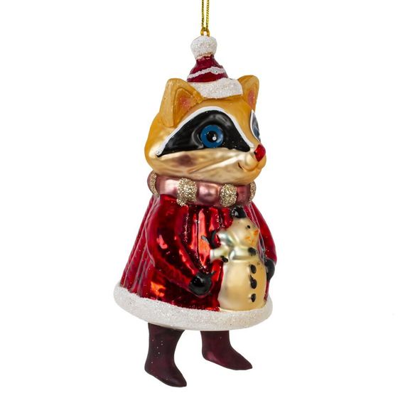 Украшение новогоднее &quot;Енот&quot;, L6,5 W6,5 H13,5 см