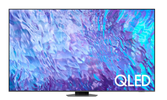 Телевизор QLED 98&quot; Samsung QE98Q80CAUXRU серебристый (Smart TV)