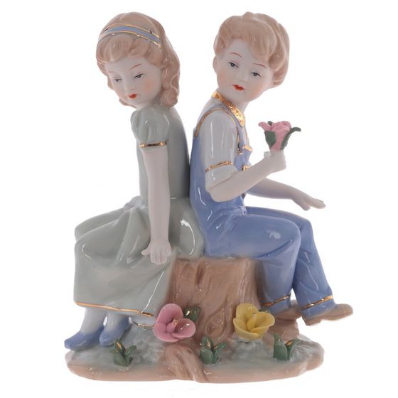 Фигурка декоративная &quot;Дети&quot;, Д13,5 Ш7,5 В17 см