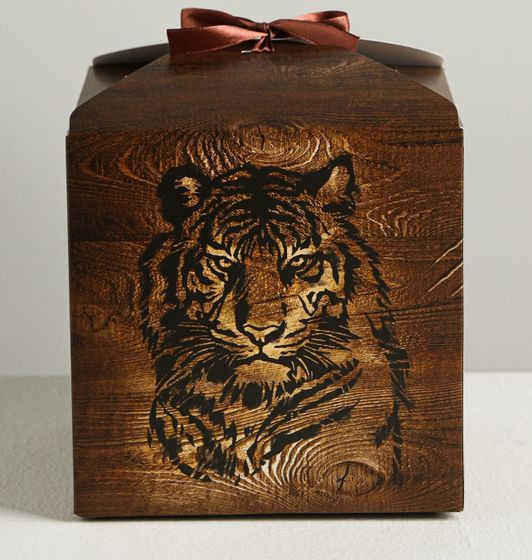 !09 Набор 3 штуки - Коробка складная Wild power, 18 × 18 × 18 см.