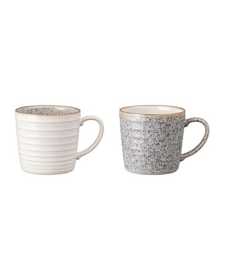 Studio Grey 2 Piece Ridged Mug Set