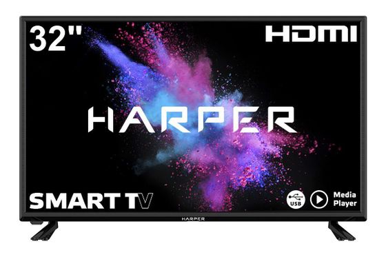 Телевизор LED 32&quot; Harper 32R670TS черный SmartTV