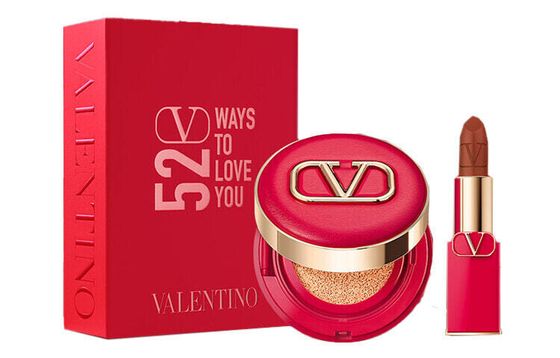 Valentino Travel-Sized Makeup And Love Letter Set Limited Edition Gift Boxes #LN2+#77A/#111A