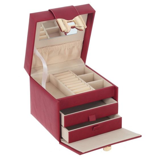 Шкатулка для украшений, Д15 Ш15 В13,5 см