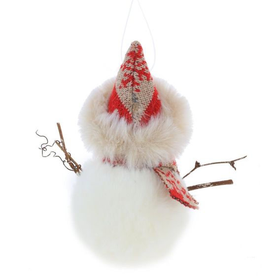 Изделие декоративное подвесное &quot;Снеговик&quot;, L11,5 W6 H13 см, 2в.