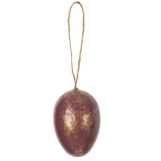 Набор из 6-ти изделий декоративных подвесных &quot;Яйцо&quot; (4*6,5), L14 W12,5 H4,5 см