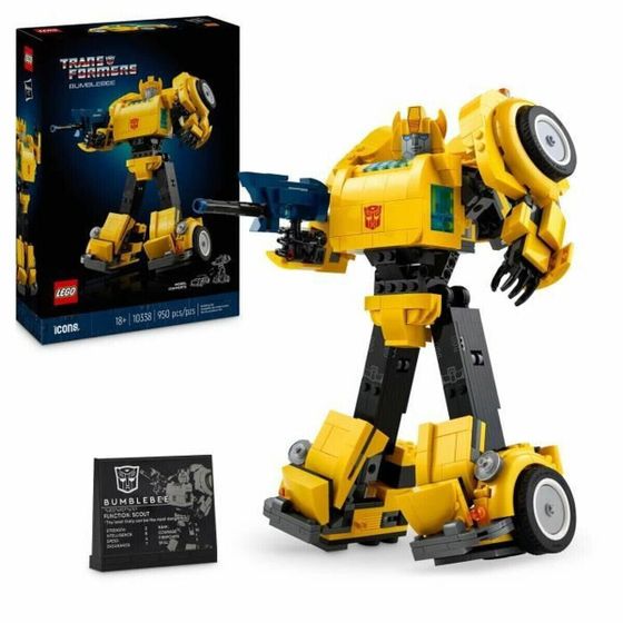 Lego 10338 Трансформеры Бамблби цветной строительный набор