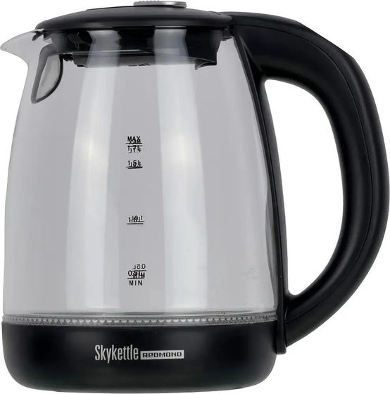 Чайник электрический Redmond RK-G210S SkyKettle 1.7л. 2200Вт черный матовый