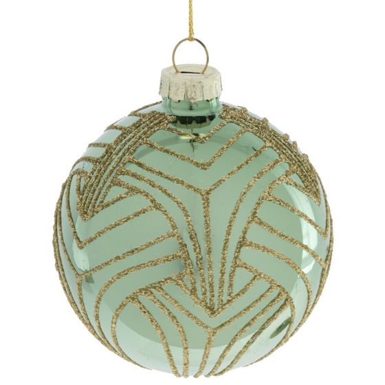 Набор из 12шт Украшение новогоднее &quot;Шар&quot;, D 8 см, L35 W25 H8,5 см