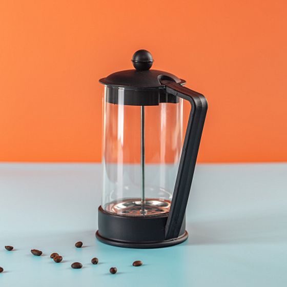 Набор для горячих напитков УЮТНЫЙ ВЕЧЕР 3пр (френч-пресс  термобокал 2шт)