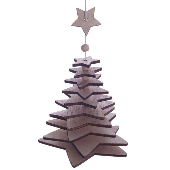 Украшение новогоднее &quot;Елка&quot;, L9 W9 H15 см, 5в.