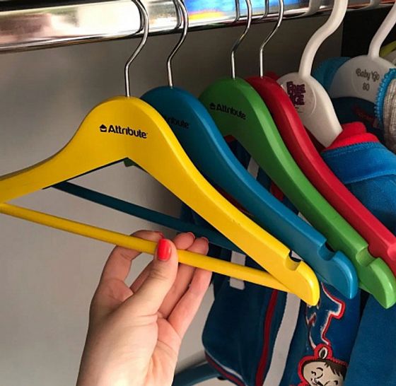 Набор детских вешалок 35см 4шт