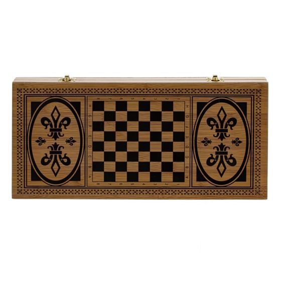 Игра настольная 3 в 1 (шахматы, шашки, нарды), L39,5 W20 H3,5 см