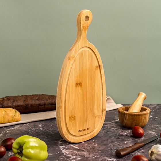 Разделочная доска BAMBOO CURVE 33х16х1.5см