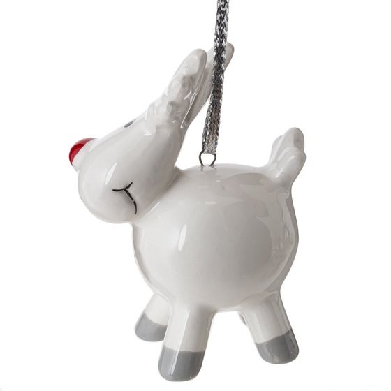 Украшение новогоднее "Олень", L4 W5,5 H8 см, 2в.