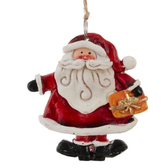 Изделие декоративное подвесное &quot;Дед Мороз&quot;, L7,5 W1,5 H8 см, 4в.