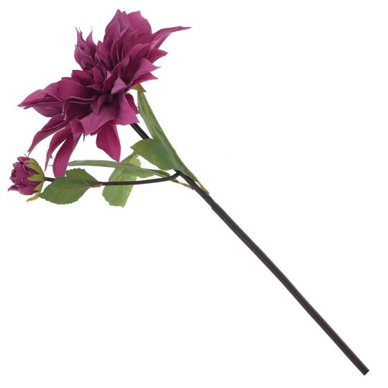 Цветок искусственный &quot;Георгин&quot;, L25 W20 H51 см