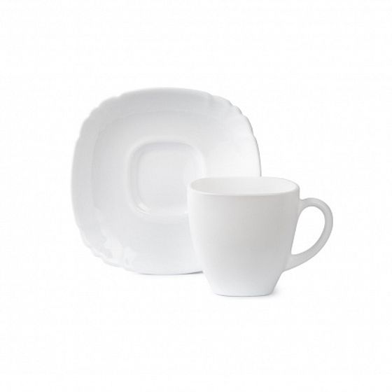 Набор чайный БЭЙСИК белый 12пр 220мл