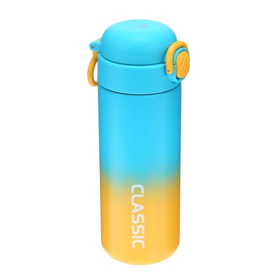 Термос, 500 мл, L7 W7 H21 см, дизайн микс