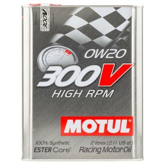 Моторное масло MOTUL 300 V High PRM ESTER Core 0W-20, 2 л 104239