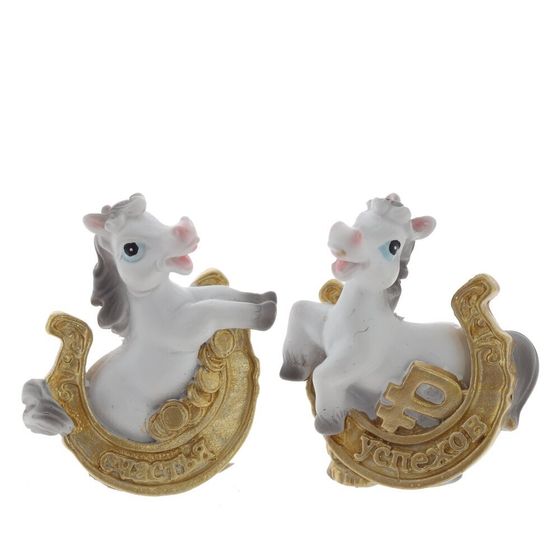 Фигурка декоративная &quot;Лошадка&quot;, L5 W2 H5 см, 2в.