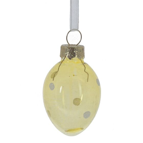 Набор из 9-ти изделий декоративных подвесных &quot;Яйцо пасхальное&quot; (3*4), L8 W8 H8,5 см