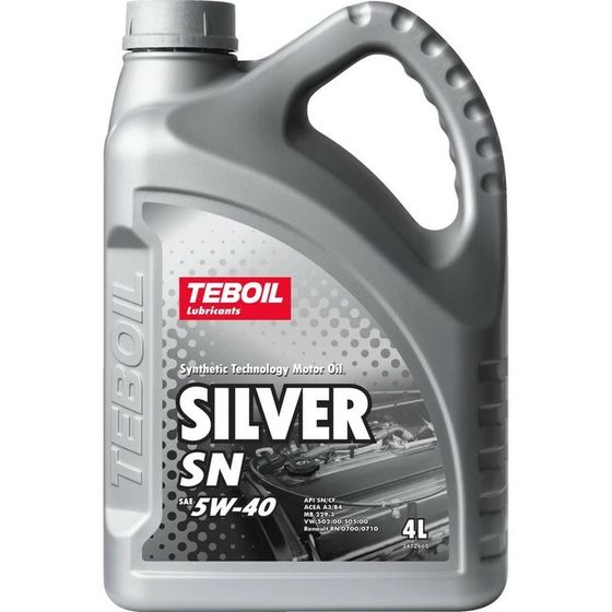 Масло моторное TEBOIL Silver SN 5W-40, полусинтетическое, 4 л