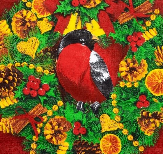 !09 Комплект из 3-х полотенец: Полотенце "Сказочного Нового года" 35х60 см,100% хлопок 160 г/м2