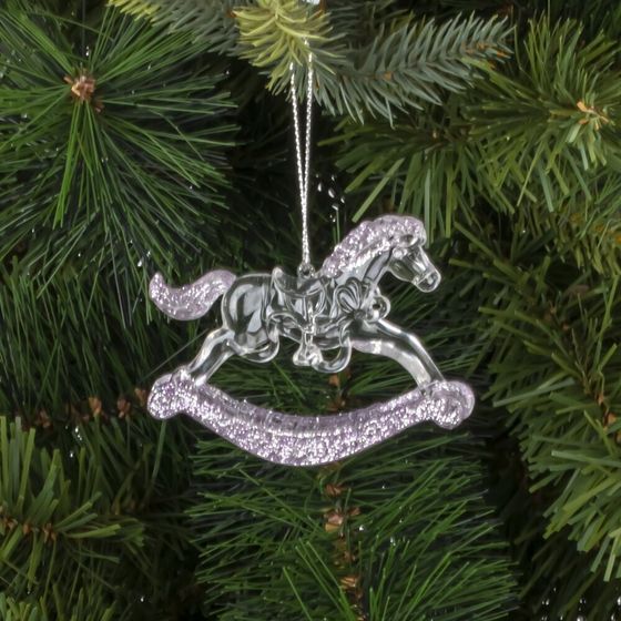 Украшение новогоднее &quot;Лошадка&quot;, L8 W0,7 H7 см