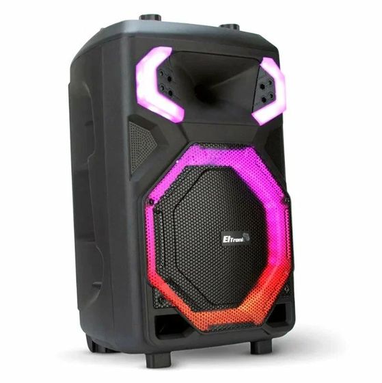 Портативная акустика Eltronic 30-40 Crazy box 800 80Вт LED TWS 4500мАч черный