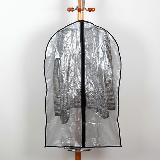 Чехол для одежды Доляна, 60×90 см, PEVA, цвет серый
