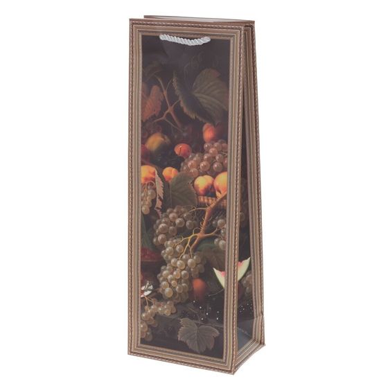 Пакет подарочный (бумага 210г/м2, блок 12шт), L12,5 W8 H36 см, 4в.